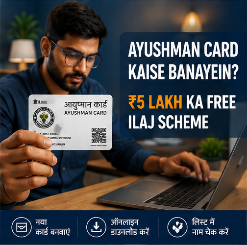 Ayushman Card Kaise Banayein? ₹5 Lakh Ka Free Ilaj Scheme